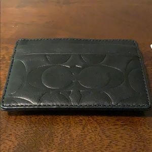 Coach Men's Card Holder with Belt Clip